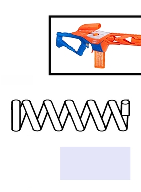 nerf软弹枪N系列Series PINPOINT速瞄瞄准发射器升级弹簧卷毛配件
