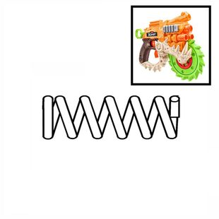 ZURU猎魂系列X特工戮神发射器玩具枪升级弹簧卷毛改装 配件