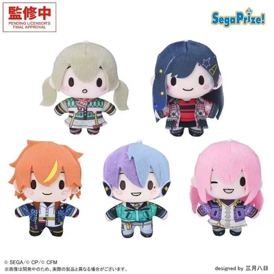 初音未来世界计划玩偶挂件豆豆眼