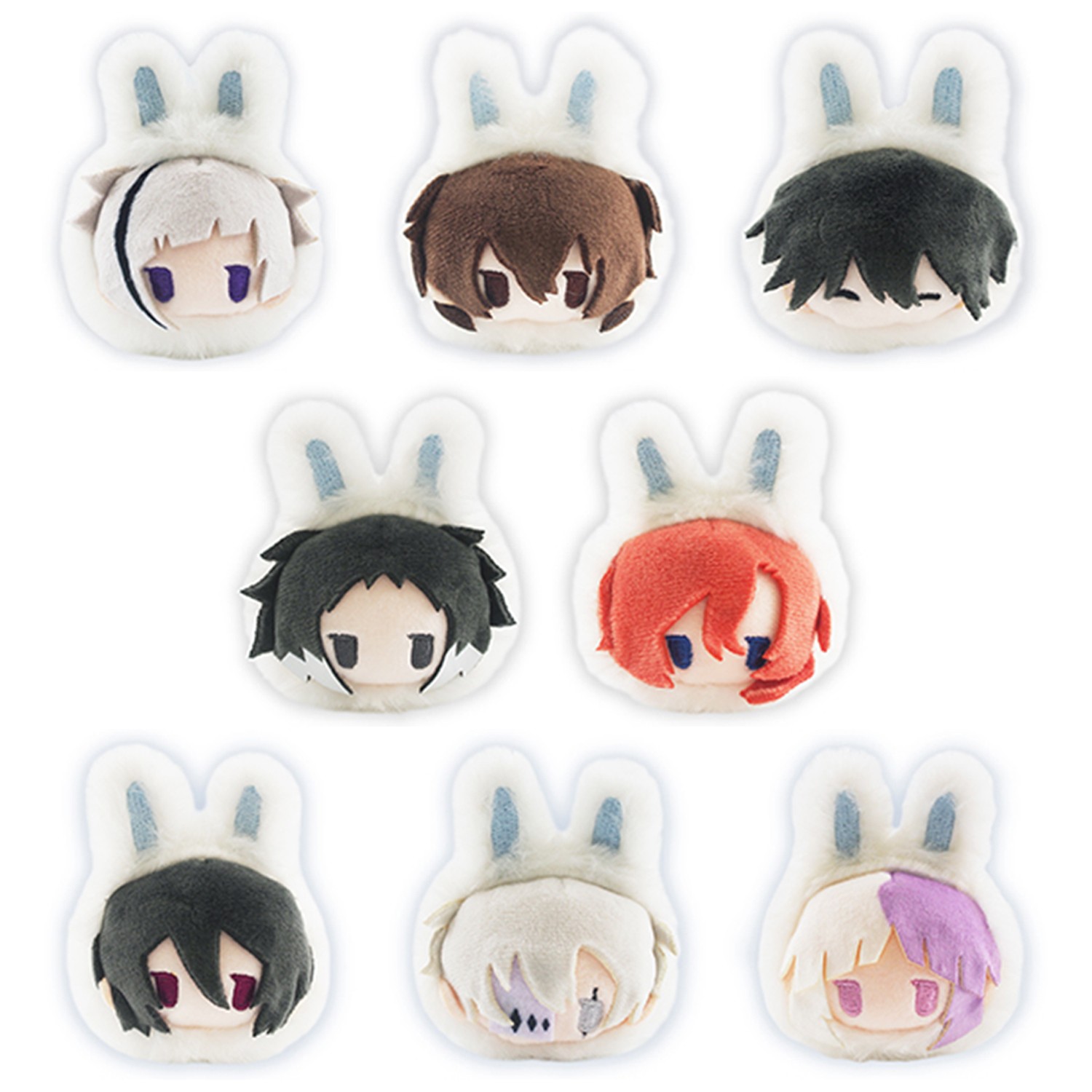 文豪野犬冬兔Q版毛绒趴趴玩偶