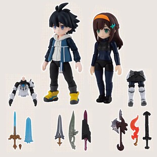[现货]万代扭蛋 GASHAPON QUEST勇者冒险可动人偶 旅程的终章礼