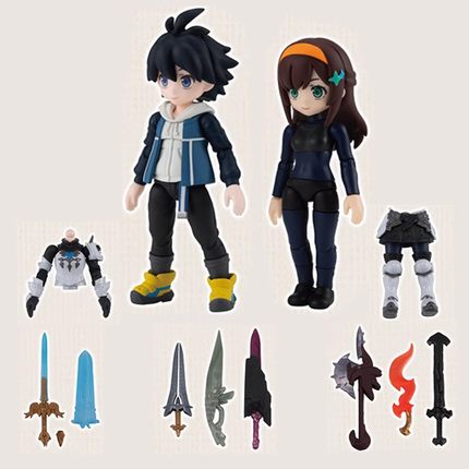 [现货]万代扭蛋 GASHAPON QUEST勇者冒险可动人偶 旅程的终章礼