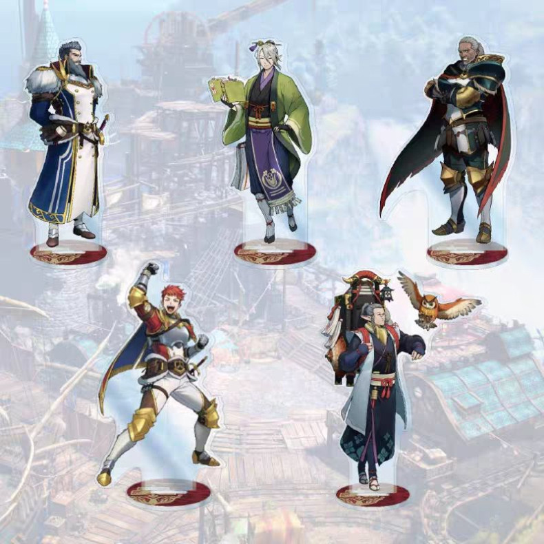 [现货]capcom卡普空 怪物猎人 崛起曙光  火芽水芸倪泰亚克力立牌