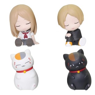 [现货]多美扭蛋 夏目友人帐 肩并肩坐姿公仔2 玲子贵志 猫咪老师