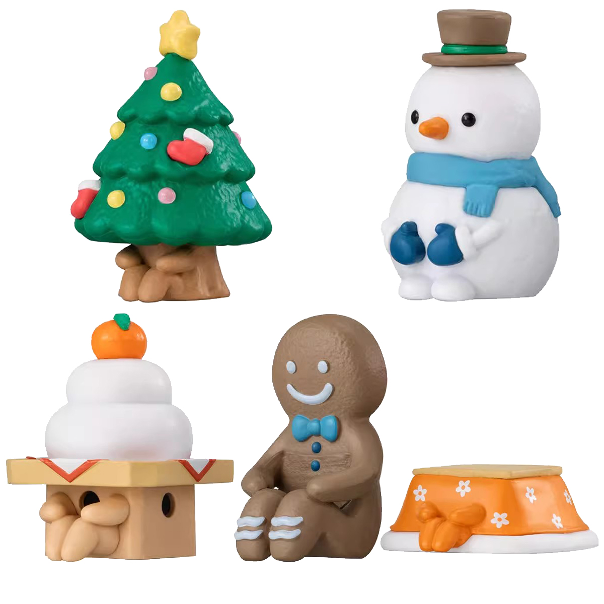 冬天物品等待造型摆件公仔