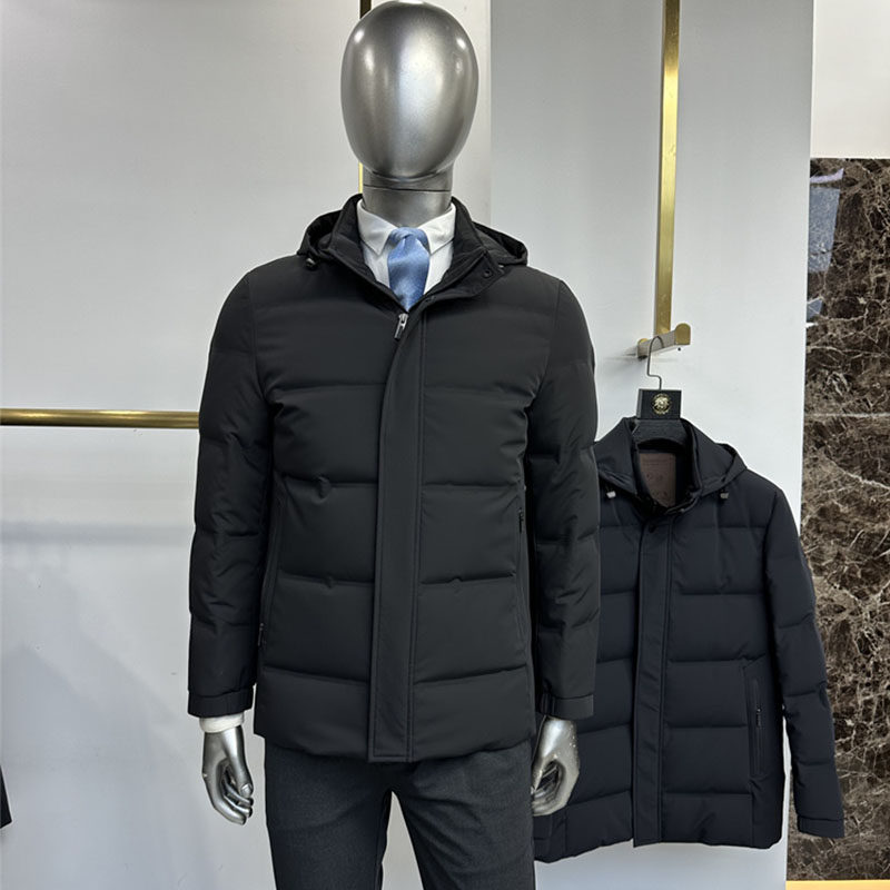 直充加厚男士羽绒服面包服不钻绒