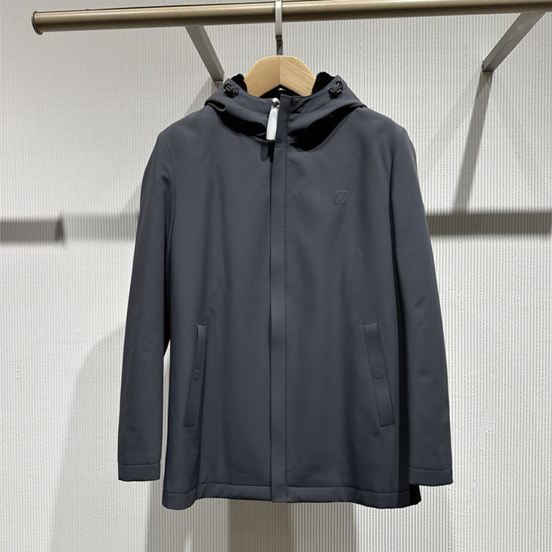 依文专柜正品男士尼克服兔毛内胆连帽净面商务休闲经典款拉链外套,男装,皮草,淘宝优惠券,粉丝福利购,淘宝优惠卷