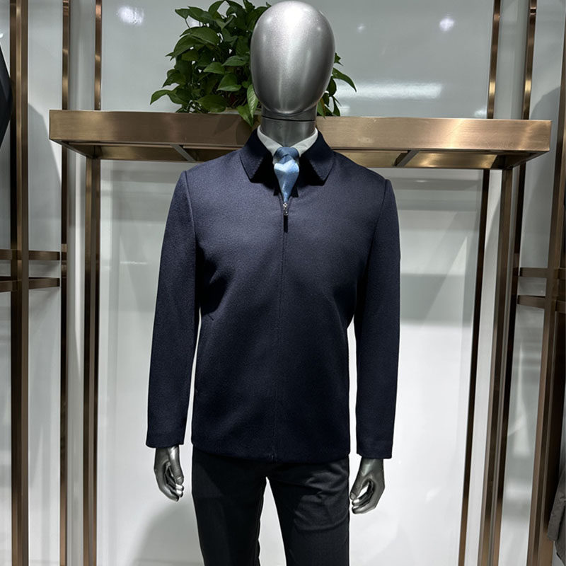 100山羊绒填充男士棉服 羊毛夹克款95羊毛面料翻领行政拉链款外套,男装,棉衣,淘宝优惠券,粉丝福利购,淘宝优惠卷