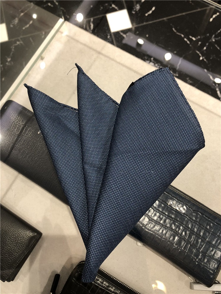 方形口袋巾依文蚕丝时尚商务