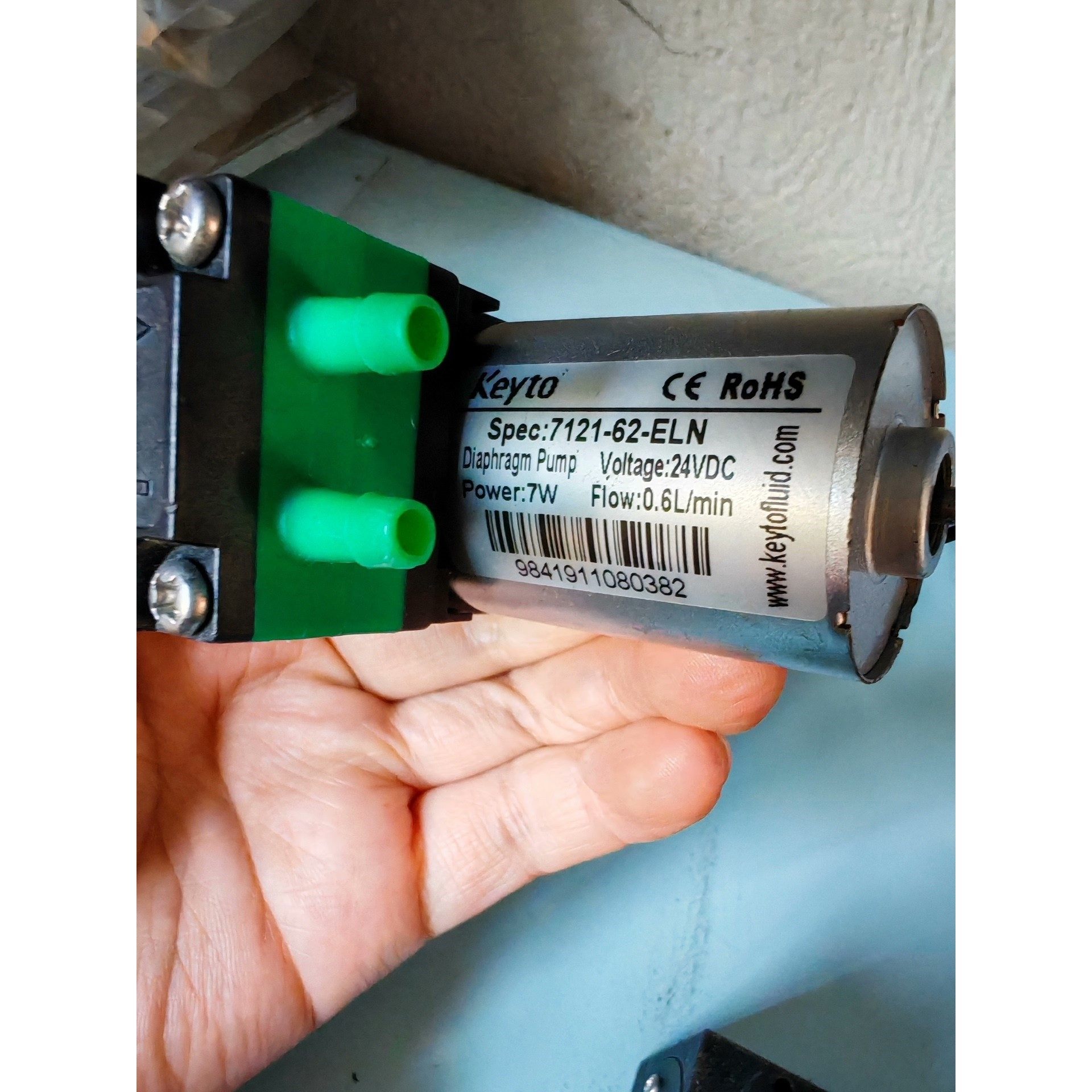 Keyto垦拓隔膜泵7121-62-ELN,24VDC电压,议价产品