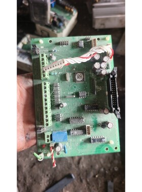 变频器主板,绿色PCB电路板,带接线端子和连接线.实物拍议价产品