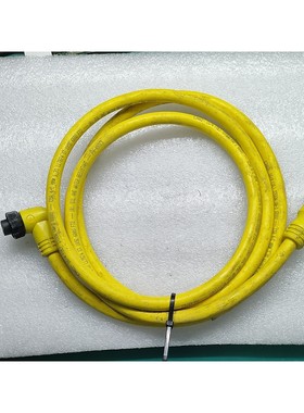 AB工业级连接线,型号889N-R4AFNM-2,黄色线身,议价产品