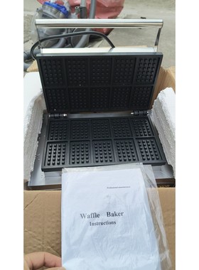 VEVOR商用华夫饼机,双面加热,带温控和定时功能,操作简单议价产品