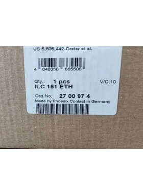 2700974控制器ILC 151 ETH 全新原装议价产品