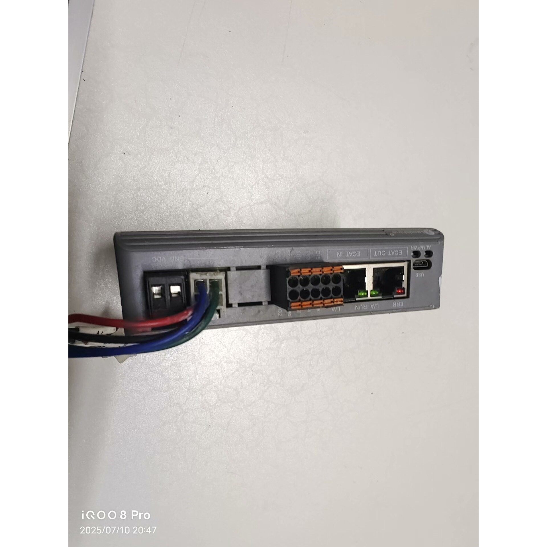 雷塞步进驱动器，型号DM3C-EC522，实物拍摄，