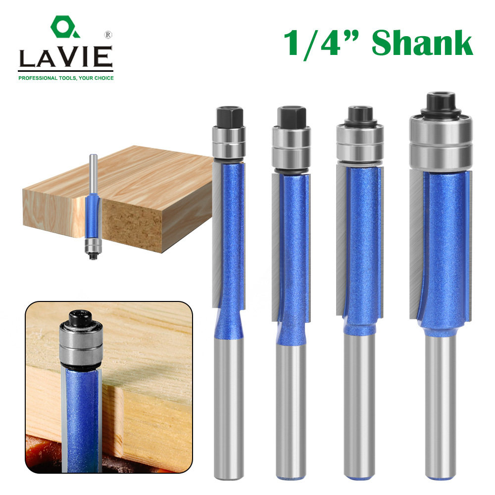 1/4柄双轴承钨钢修边机刀头