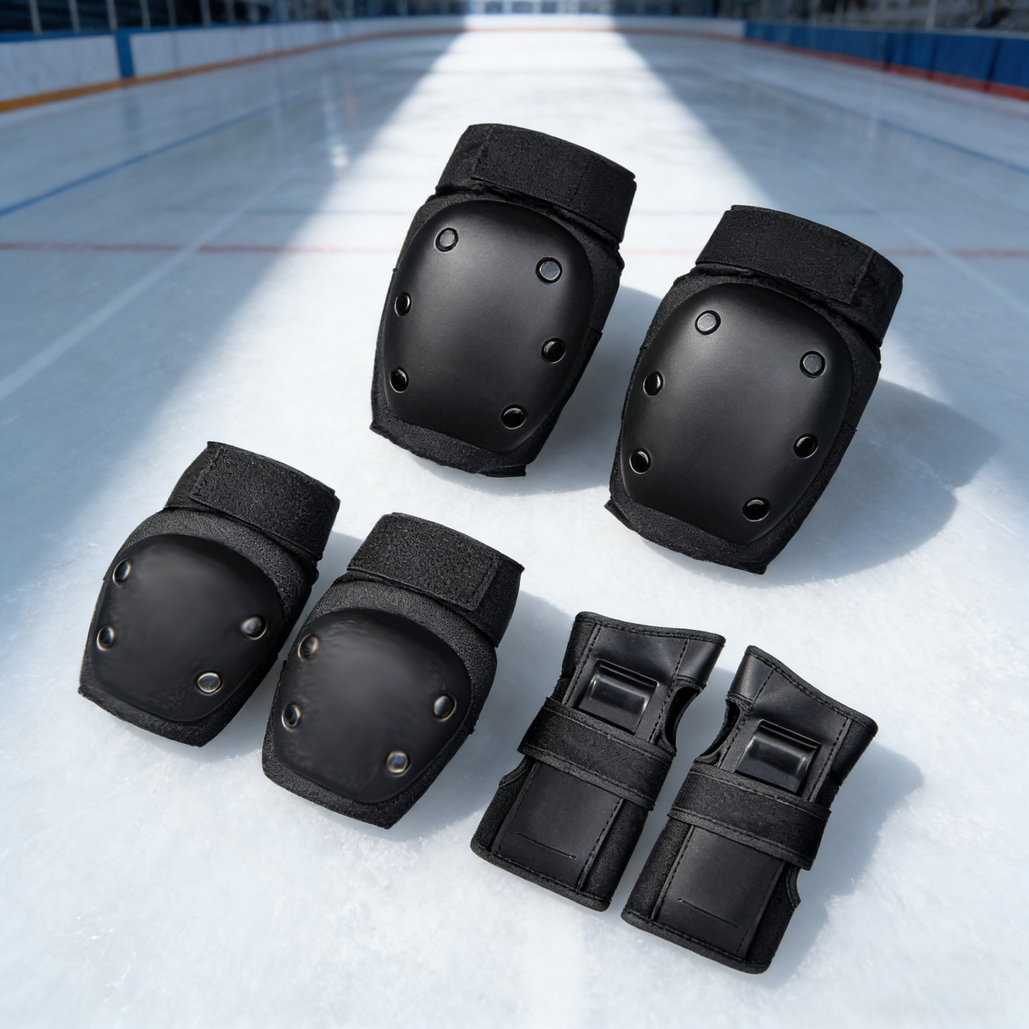 儿童护具滑冰溜冰头盔全套装备防护街舞骑行滑板肘防摔护臀裤轮滑