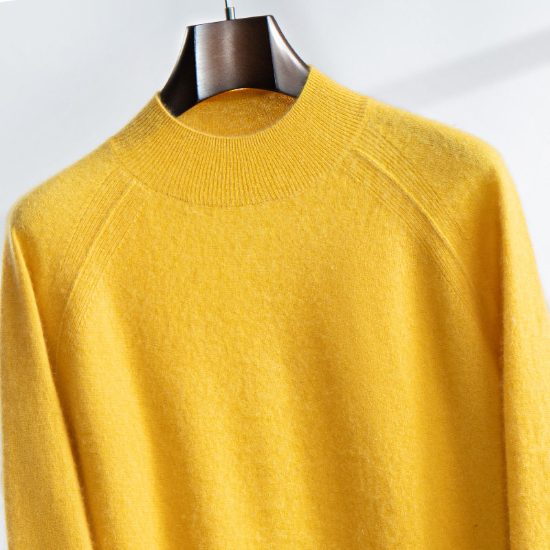 秋冬简约内搭纯山羊绒衫羊毛衫男插肩半高领百搭毛衣针织衫打底衫,男装,羊绒套衫,淘宝优惠券,粉丝福利购,淘宝优惠卷