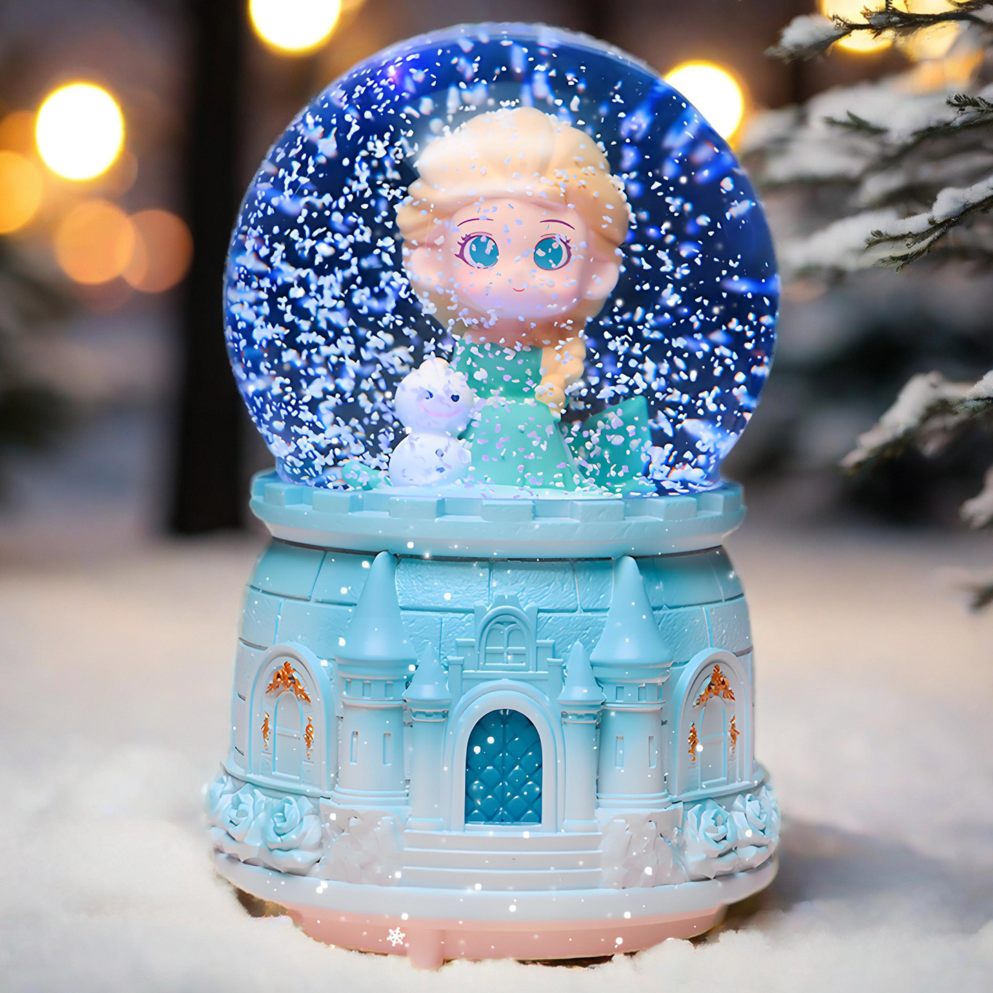 新款艾莎公主水晶球儿童女孩礼物