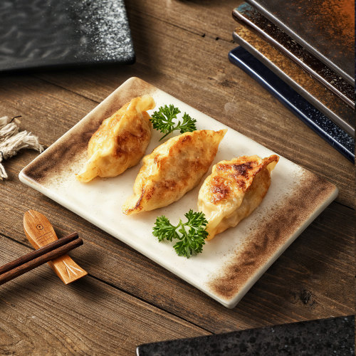 日式陶瓷7英寸长方餐盘
