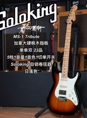 Soloking  MS-1 Tribute 致敬系列单单双日落色电吉他 新手初学者