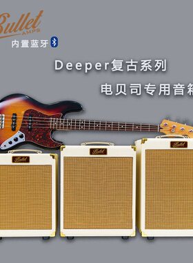 BULLET布雷特20-100W瓦电贝司贝斯专用音箱带蓝牙分体式演出音箱