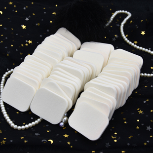 小号干湿两用白粉扑圆形方形肤色扑涂抹粉底膏粉底液BB霜海绵乳胶