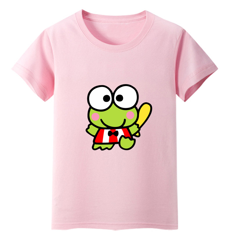 幼儿园青蛙男童装蓝色短袖圆领