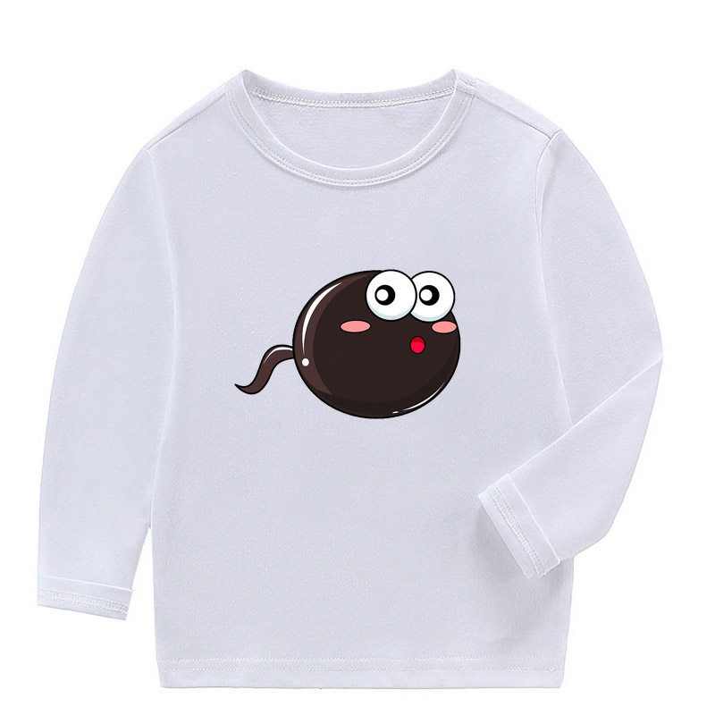 青蛙T恤春秋长袖上衣男童活动班服女儿童装亲子装宝宝上衣服