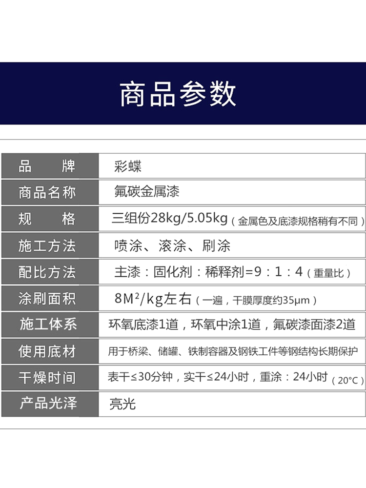 氟碳漆金属漆户外防锈漆栏杆铁门钢结构翻新漆镀锌管木器防腐面漆