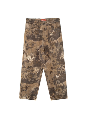 DBD WH蛇纹迷彩全棉宽松裤子baggy pants