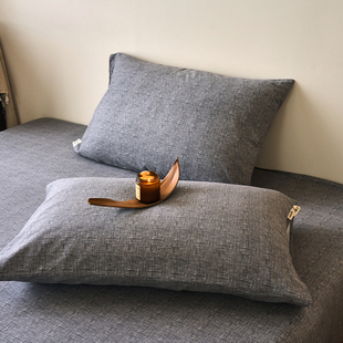 原棉磨毛回暖加厚枕套一对装纯棉全棉枕头套单个48x74枕芯内胆套