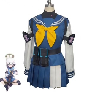 兔子小队JK制服二次元 碧蓝档案 空井咲cosplay服 水手装 动漫服装