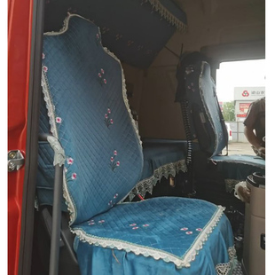 大货车解放J6PJH6L欧曼GTLESTX东风天龙汕德卡座套坐垫套汽车专用