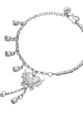 顺钦银楼女S990足银年轻款手链