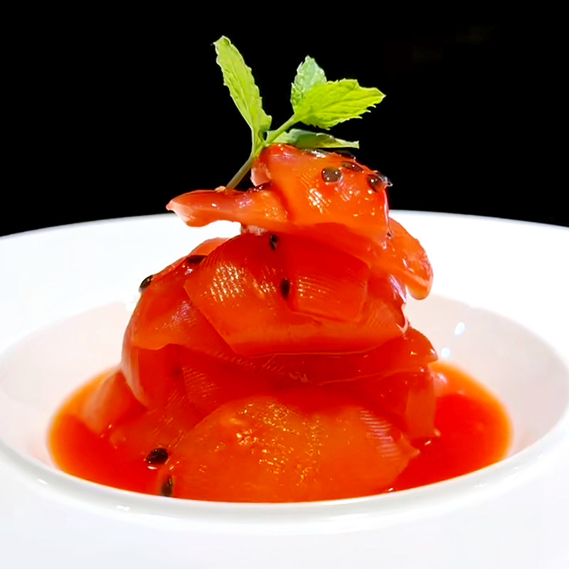 冷冻百香果果味凉拌菜夏季爽口水果冷盘预制菜半成品餐饮食材甜品