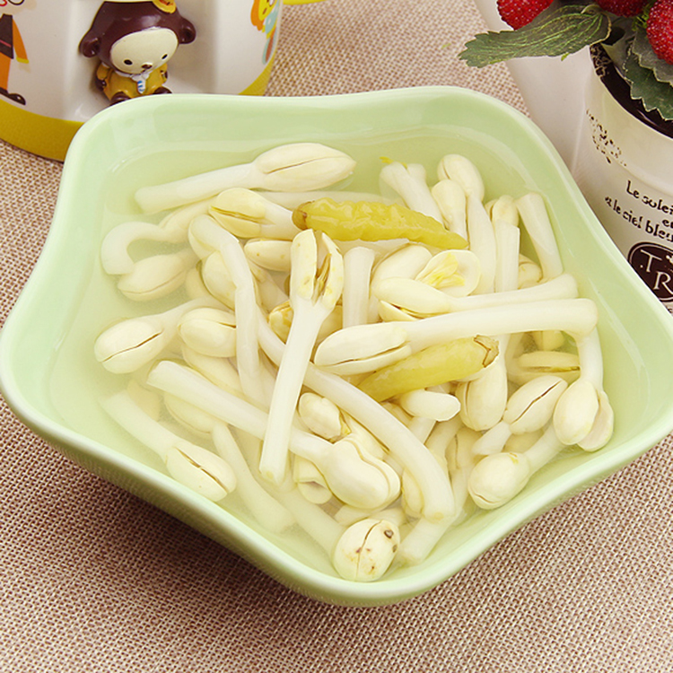 酒店特色食材泡椒花生苗小菜凉菜开袋即食素食饭店冷盘花生芽蔬菜