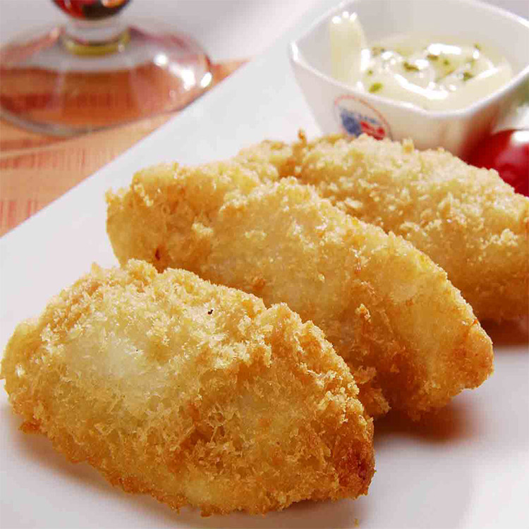 鳕鱼排鳕鱼条速冻食材小咖啡厅汉堡店商用食材半成品美食油炸小吃