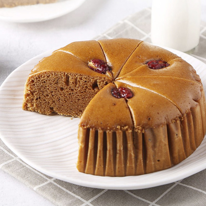 安井红糖发糕免切馒头速冻食品早餐传统糕点蒸冷冻美食甜点心400g