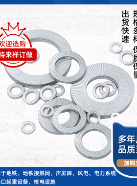 DIN25201双叠自锁垫圈防松垫片防震防滑垫片M3-M80 加大SP