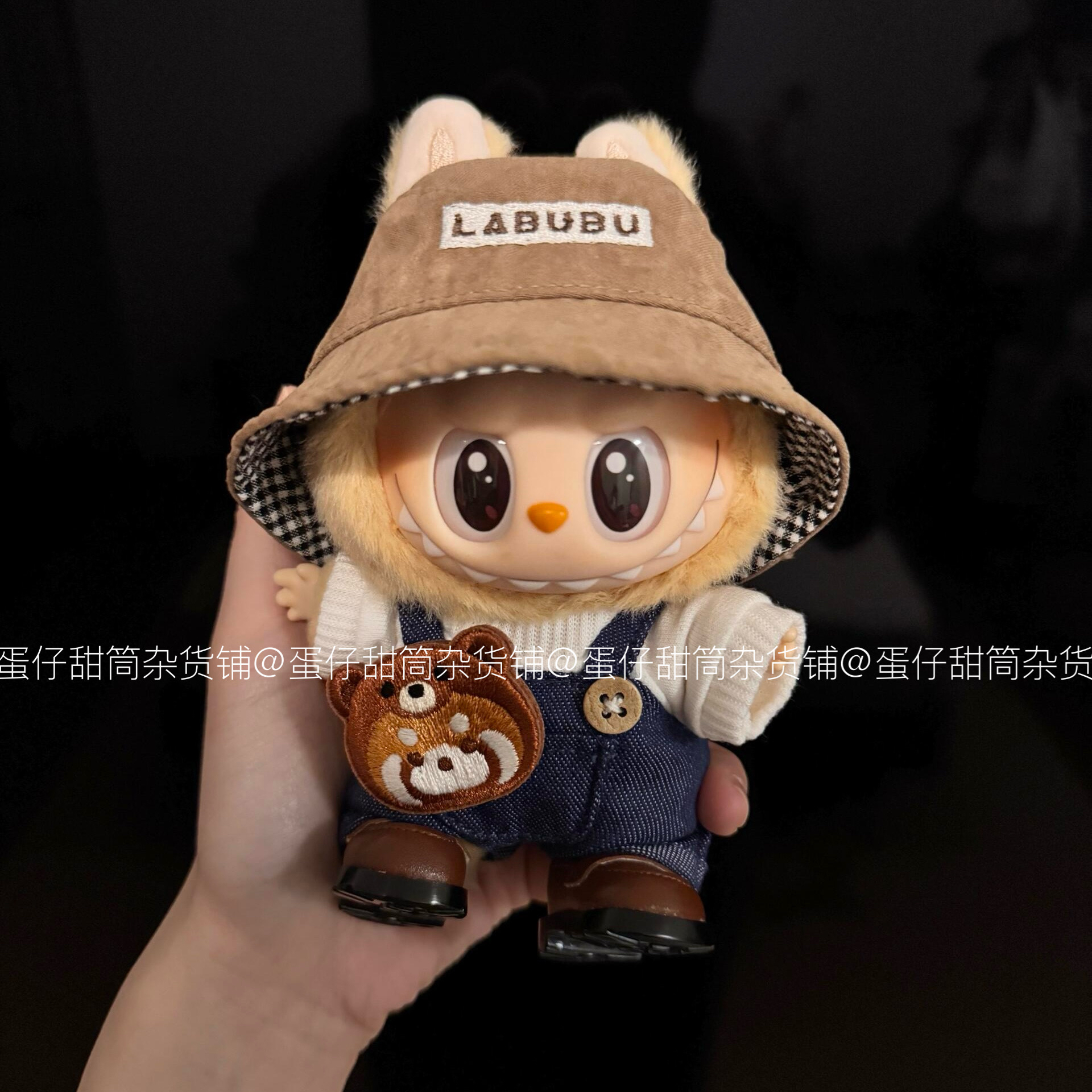 玩偶衣服拉布布娃衣labubu新款可乐一二三代坐坐派对公仔套装服饰