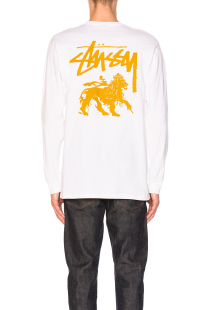 正品现货 Stussy Stock Lion LS Tee狮子长袖宽松T恤情侣潮牌街头