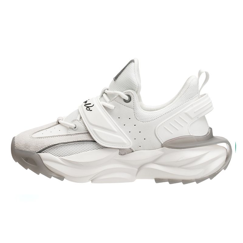 RIFUGIO VO' 超纤皮老爹鞋防滑耐磨 魔术贴厚底增高情侣百搭原创