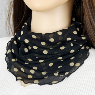 百搭 挂耳防晒面纱面罩遮脸丝巾护颈围脖套头女薄款 百变新款 春夏季