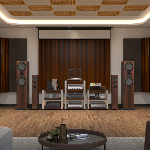 实木声学扩散板扩散低频陷阱hifi家庭影音录音棚屋顶声学反射板