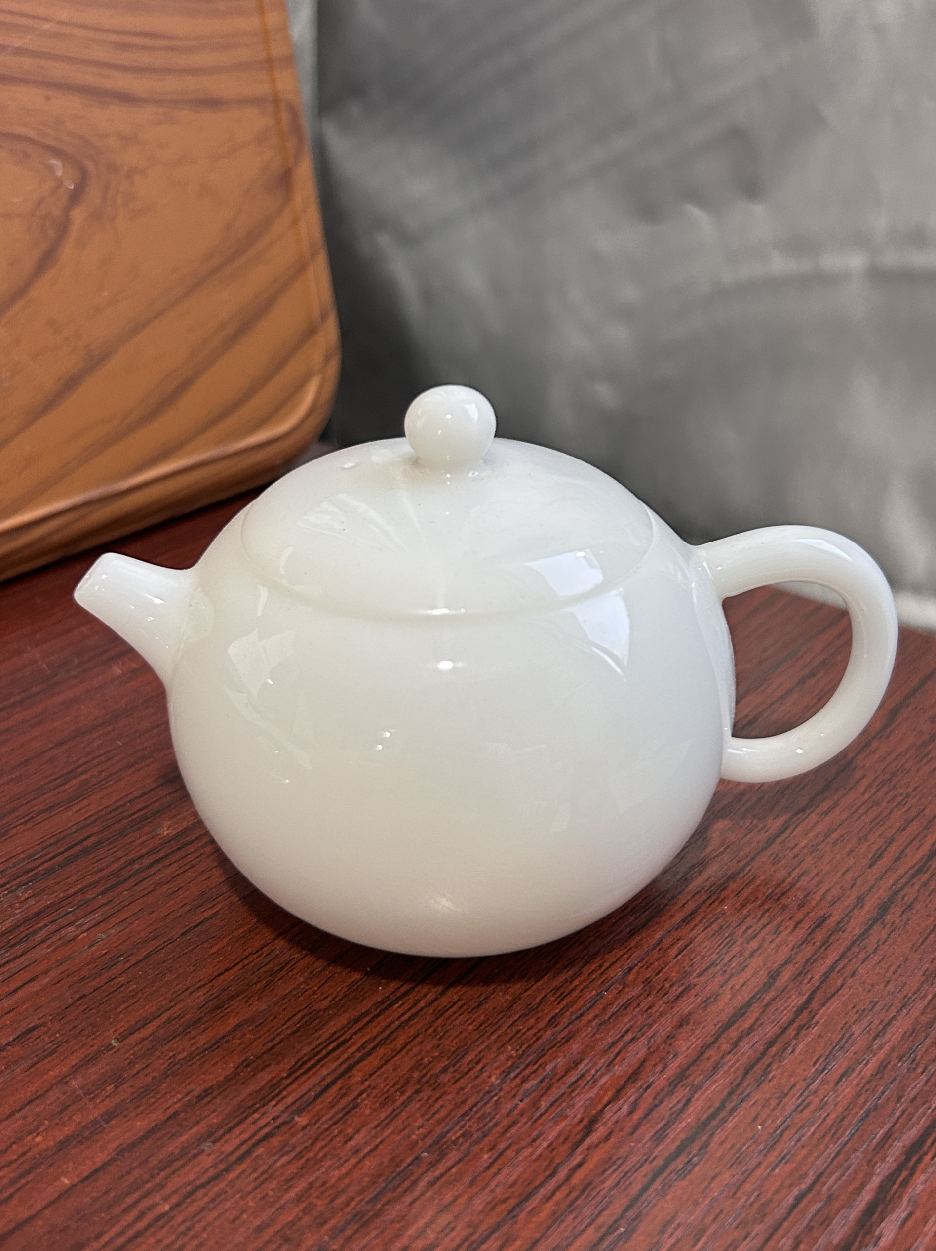 高档冰种璞玉西施壶单壶德化白瓷功夫茶具泡茶壶功夫茶具羊脂玉瓷