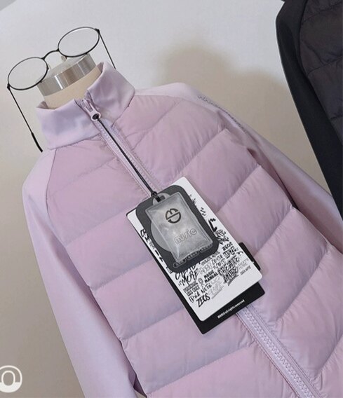 木莎年货女童轻薄羽绒服26冬新款中大童洋气百搭白鸭绒外套瑜伽服