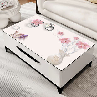 茶几桌布轻奢高级感免洗防油防水防烫家用茶几垫子客厅茶几布桌垫