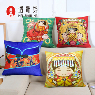 妈祖抱枕汽车后座靠枕湄洲女服饰居家生活创意枕头