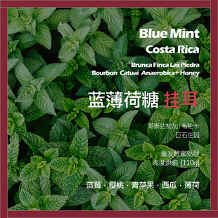挂耳哥斯达黎加布伦卡巨石庄园蓝薄荷糖重发酵蜜处理单品咖啡豆